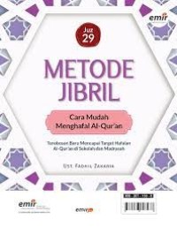 METODE JIBRIL CARA MUDAH MENGHAFAL AL-QUR'AN
